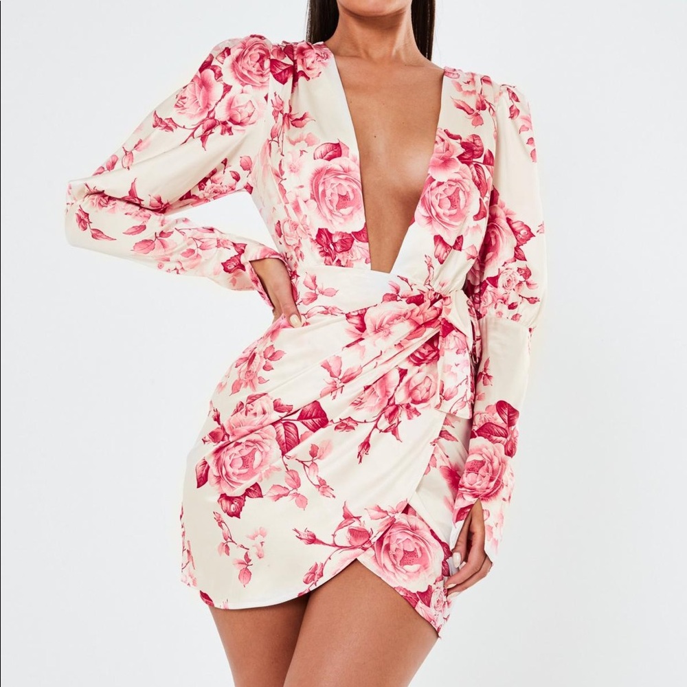 Floral Mini Dress- 2